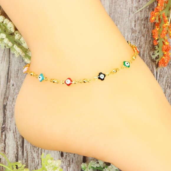 Dainty Anklet for Women – Elegant Everyday Jewelry & Perfect Gift | MLCRC1895 - Picture 2 of 10